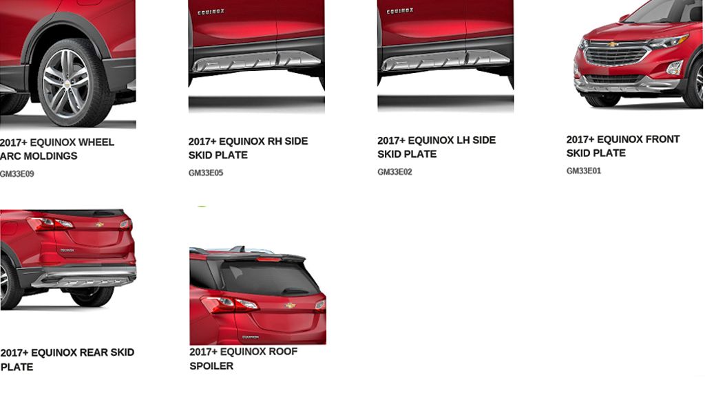 20172021 Chevy Equinox Full Crossover Body Kit w/ Wheel Arc Moldings